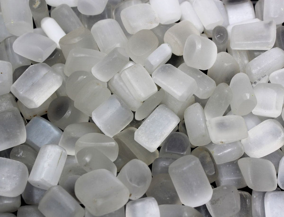 Selenite Large Tumbled Stone - High-Vibration Crystal for Third Eye & Crown Chakra Healing