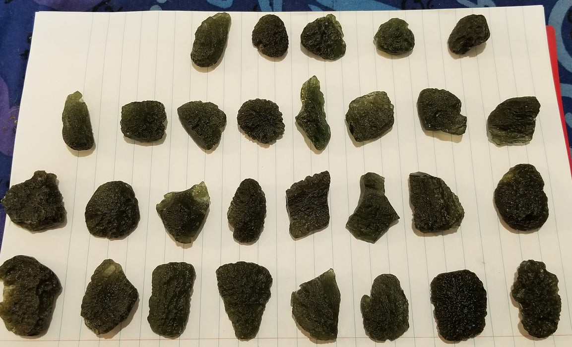 Natural Moldavite Tektite Crystal - Rare Czech Republic Meteorite Stone