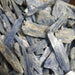 Blue Kayanite raw stone showcasing its stunning indigo color, perfect for enhancing mind and body harmony.