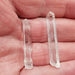 Stunning Columbian Quartz Pencil displayed against a neutral background, illustrating its elegant form and quality.