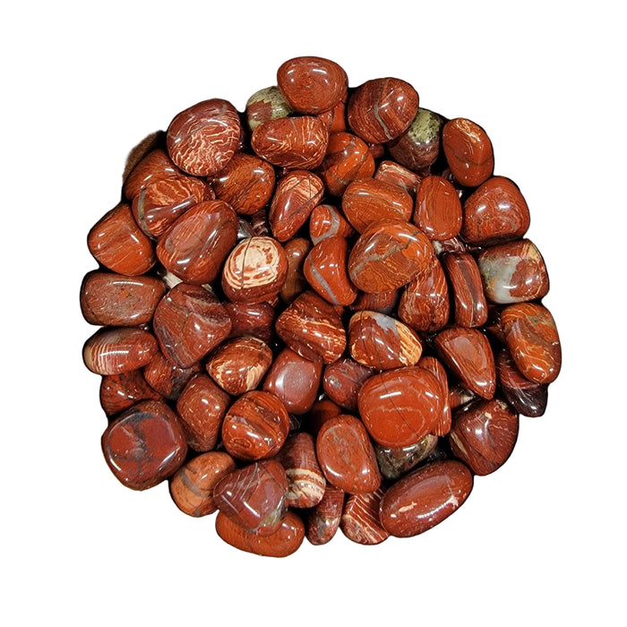 Convoluted Jasper Tumbled stones from High Ho Gems and Crystals, perfect for promoting creative thinking, confidence, and inner peace.