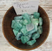 Tumbled stones - Fluorite Green (Small) tumbled stones showcasing vibrant green colors, perfect for enhancing focus and absorbing negative energy.