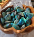 Chrysocolla tumbled stones - Beautiful large turquoise-blue Chrysocolla tumbled, known as a stone of communication and empowerment.