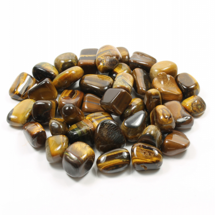 Tigers Eye crystal from the Protection from Negative Energy Spiritual Crystal Kit, enhancing security and grounding while warding off negative intentions.