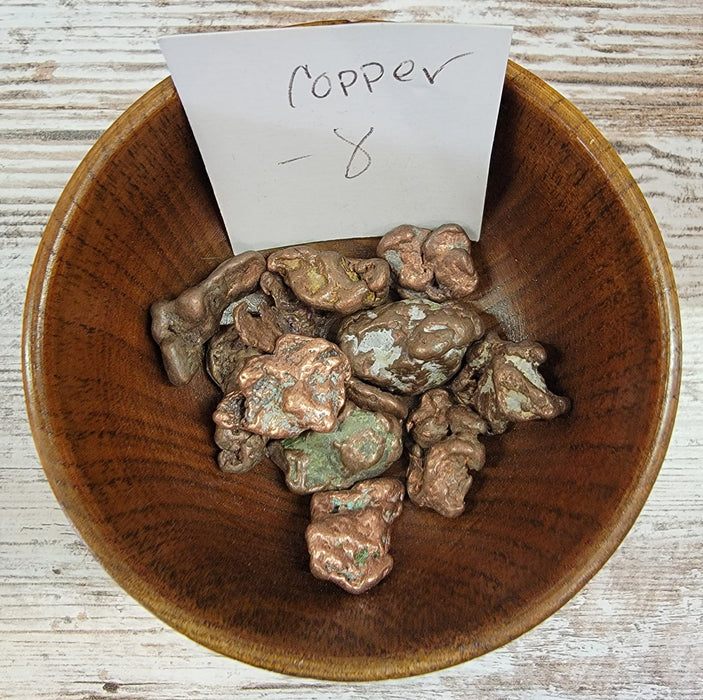 High quality Tumbled stones in stunning Copper variety, known for promoting healing, improved circulation, and good luck.