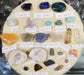 High Ho Gems Crystal Beginners Kit, an amazing beginners kit crystal kit featuring a selection of beautiful tumbled and raw crystals perfect for new collectors and enthusiasts.